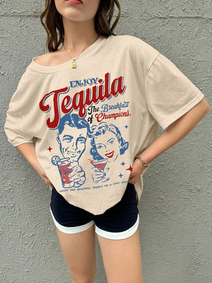 Vintage Fashion T Shirts Tops Short Sleeve Unisex Clothing