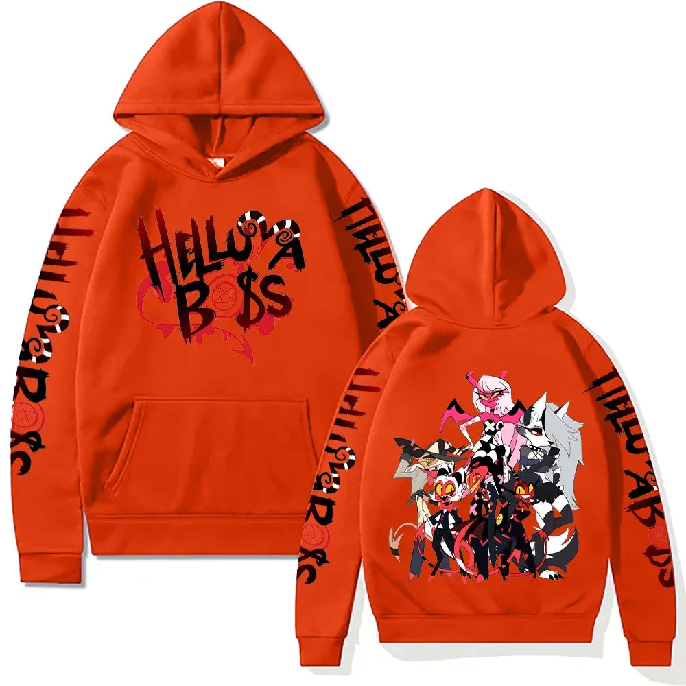 Helluva Boss Hoodies New Trends Y2k Aesthetic Anime Sweatshirt Unisex Loose Hip Hop Streetwear Vintage Harajuku Pullovers Casual