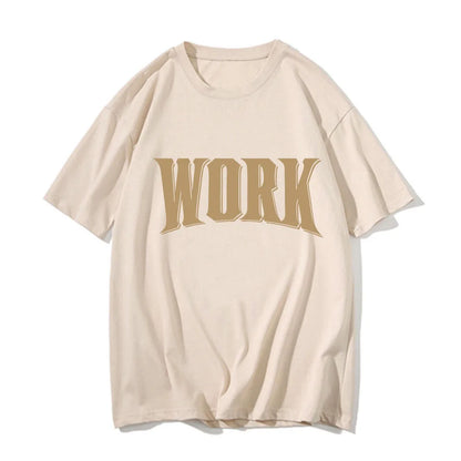 Harajuku T-shirt Unisex Vintage Cotton Tops