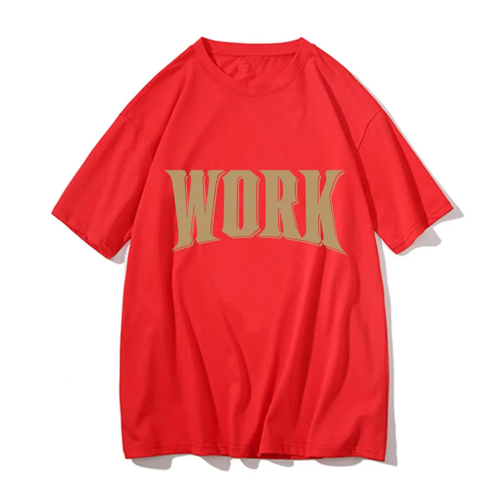 Harajuku T-shirt Unisex Vintage Cotton Tops