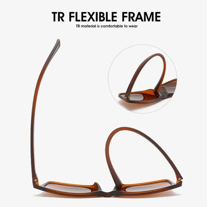 Luxury Men Sunglasses Fashion Vintage Square Ultra Light Frame Driving Fishing Sun Glasses For Man Eyewear