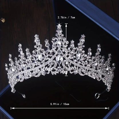 High-End Wedding Bride Accessories Crown Necklace