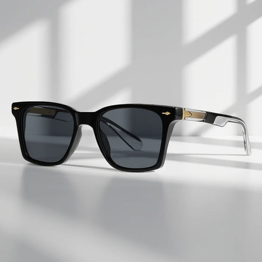 Luxury Square Sunglasses Men Women Retro Business Sun Glasses Male Daily Driving Travelling Shades UV400
