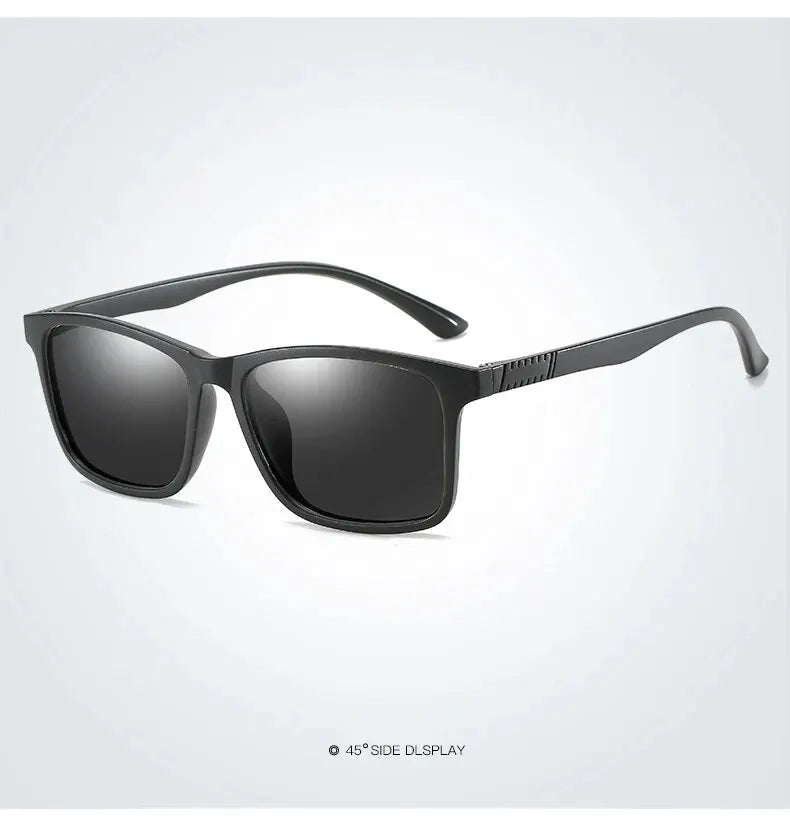 Luxury Men Sunglasses Fashion Vintage Square Ultra Light Frame Driving Fishing Sun Glasses For Man Eyewear