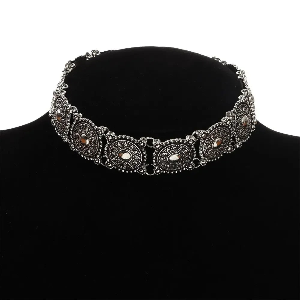 Fashionable bracelets necklaces wrist jewelry and neck jewelry.