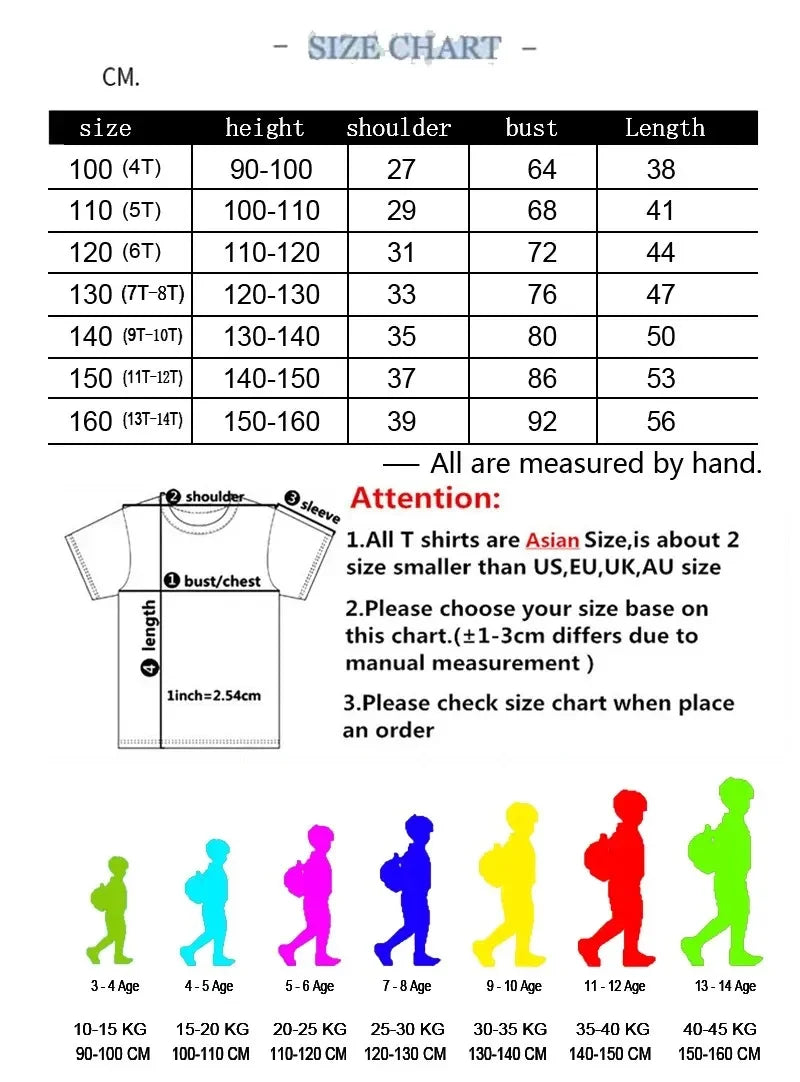 Summer Trendy Casual Tee Cute Cartoon Print tops