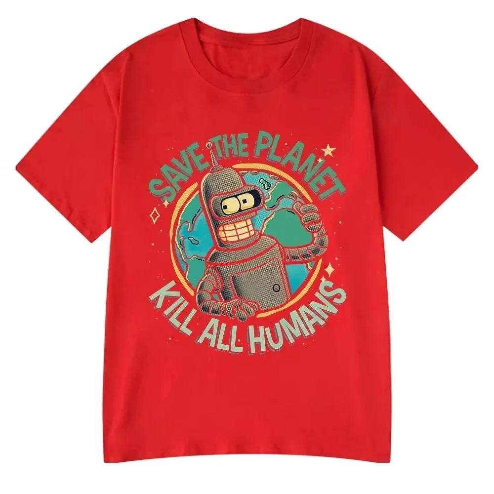 Men Women Short Sleeve T-shirt Oversized Cotton Tops