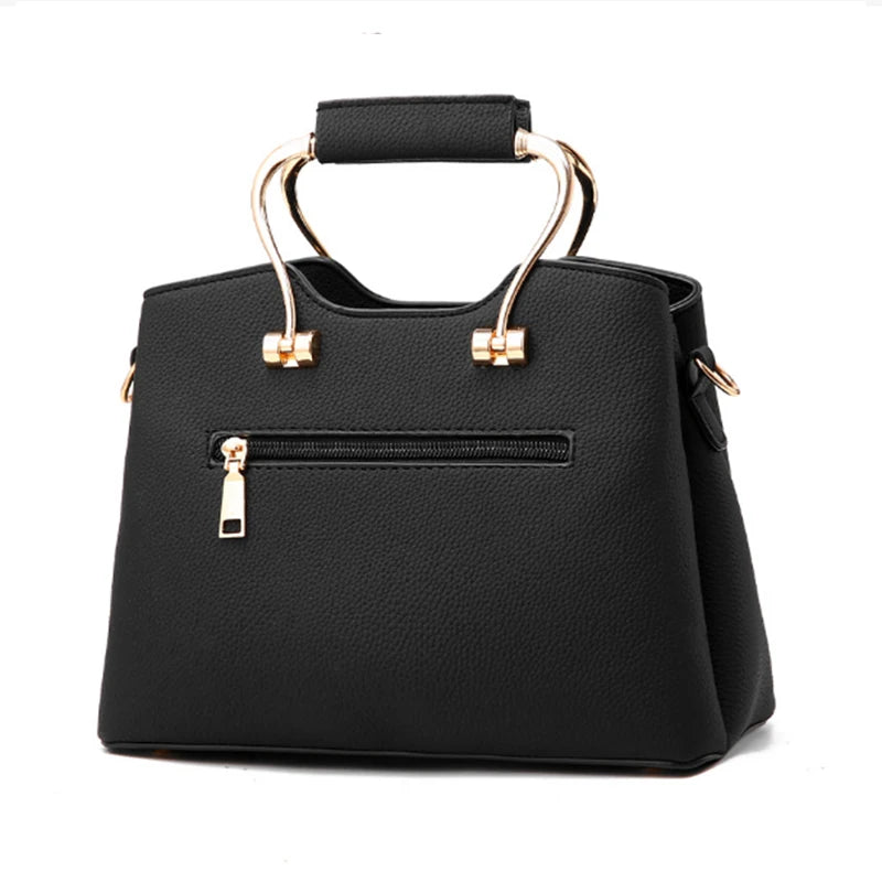 Luxury Handle Bags For Women PU Leather Pendant Crossbody