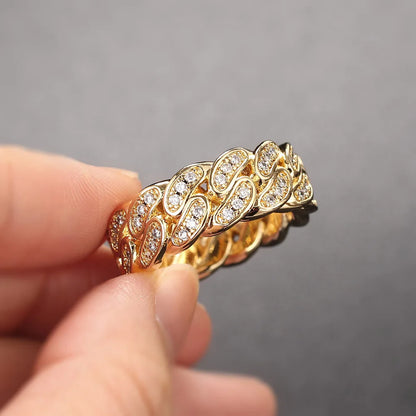 Zircon Gold Color Finger Accessories Fashion Hippie Jewelry