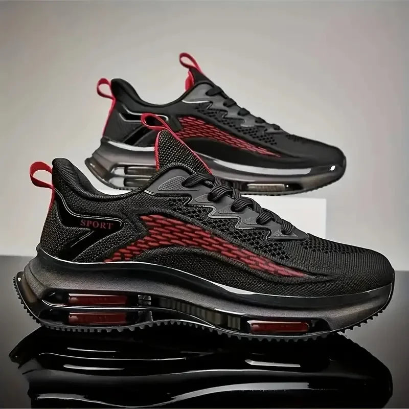 High Quality Sneakers Male Trend Red Platform Basketball Shoes Men Casual White Sport Walking Sneakers Men's Trainer 2025