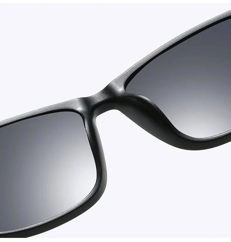 Luxury Men Sunglasses Fashion Vintage Square Ultra Light Frame Driving Fishing Sun Glasses For Man Eyewear
