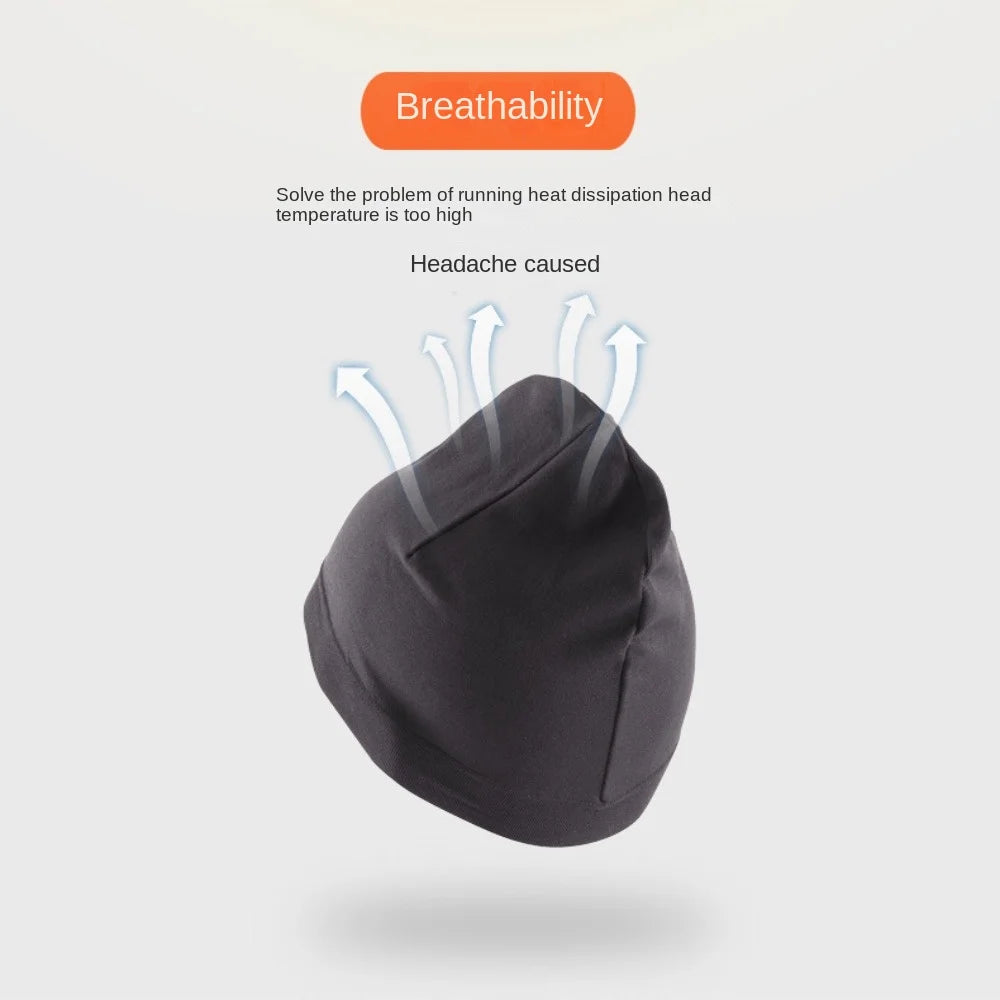 Skullcaps Winter Running Hats Solid Color Windproof