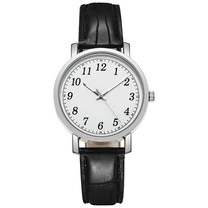 Men Watches Business Wrist Watch Luxury Leather Strap Analog Watches Quartz Wristwatches Clock Men Women Casual Simple Watch