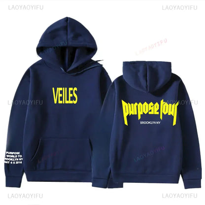 Hoodies Men Justin Bieber Purpose Tour fashion Print Hip Hop Streetwear Fleece Warm Hoody Men Women Pullover Hoodie Sweatshirt