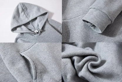 Hoodie Men's Trendy Brand Versatile Hong Kong Style High Street American Printed Top Autumn and Winter Coat Streetwear Anime