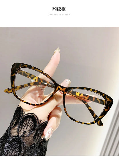 Fashion Ladies Reading Glasses Women Men Trendy Luxury Design Presbyopia Eyeglasses Cat Eye Anti-blue Light Eyewear for Female