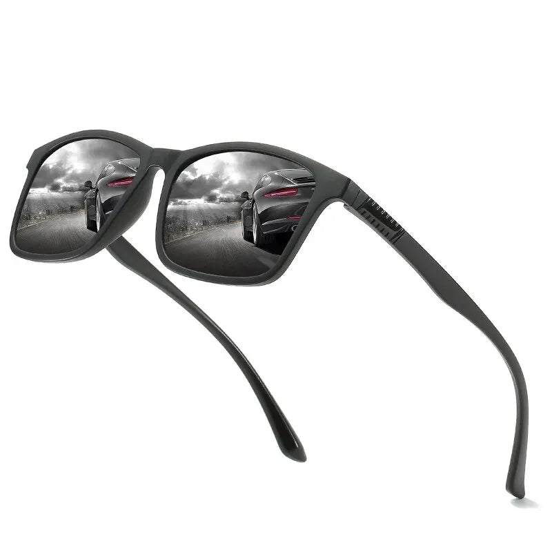Luxury Men Sunglasses Fashion Vintage Square Ultra Light Frame Driving Fishing Sun Glasses For Man Eyewear