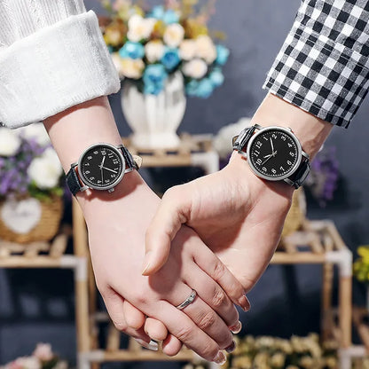 Men Watches Business Wrist Watch Luxury Leather Strap Analog Watches Quartz Wristwatches Clock Men Women Casual Simple Watch
