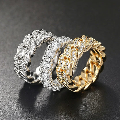 Zircon Gold Color Finger Accessories Fashion Hippie Jewelry