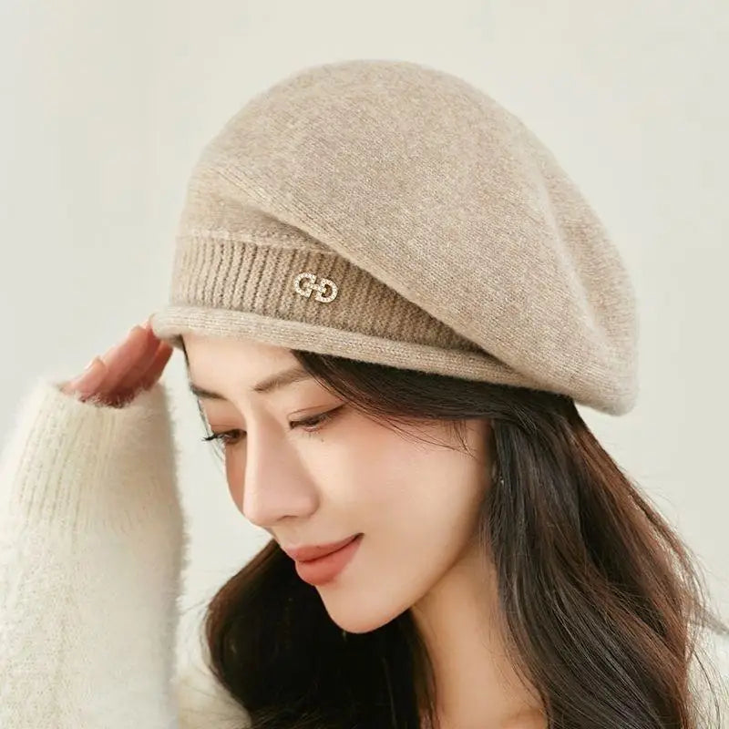 Women's Winter Knit Beanie Warm Wool Cap