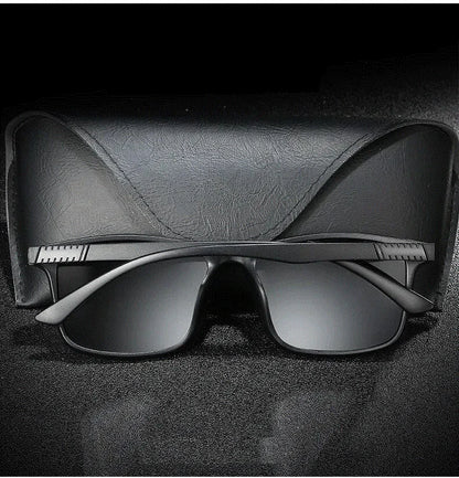 Luxury Men Sunglasses Fashion Vintage Square Ultra Light Frame Driving Fishing Sun Glasses For Man Eyewear