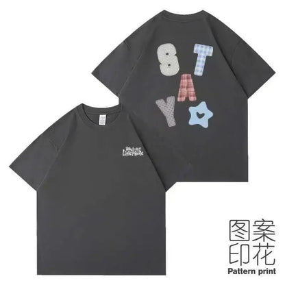 Hoodies STAY In Our Little House Zipper Hoodie Kpop Fashion Star Same Letter Print Sweatshirt High Quality Cotton Thick T Shirt
