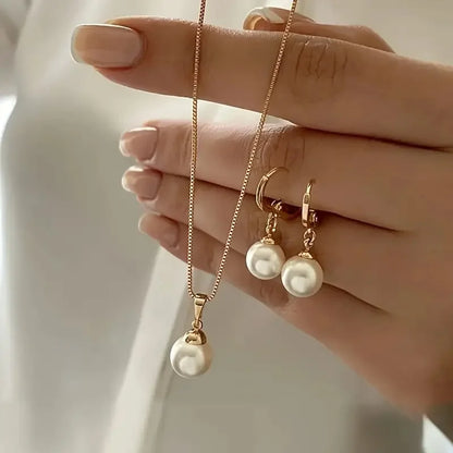 Women Dangle Earrings Pendant Necklace